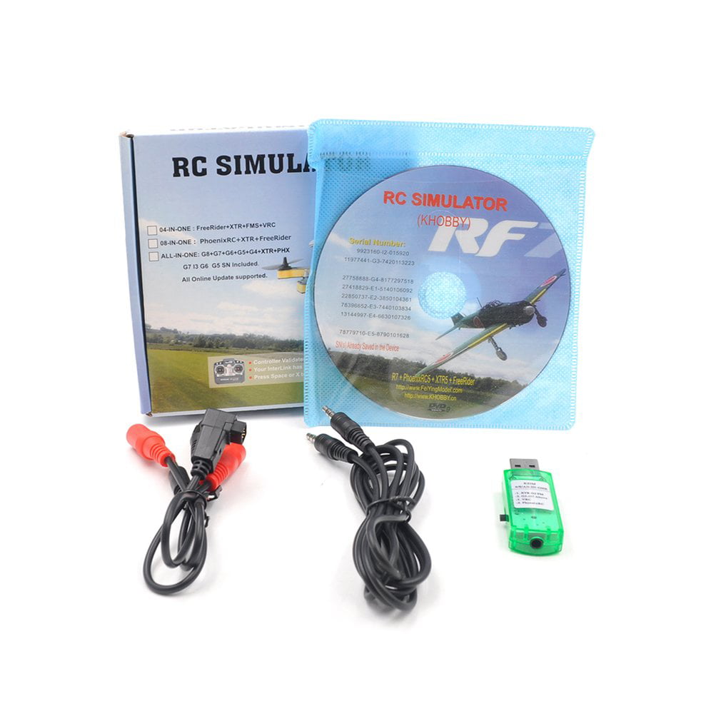 22 in 1 USB Simulator RC Accessory For Real Flight G7/G6/G5/Reflex XTR/Aero Fly 