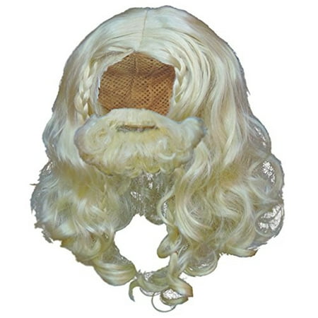 Blonde Viking Wig and Beard Set Halloween Costume Accessory
