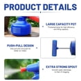 thumbnail image 5 of Bxaolu Diatomaceous Earth Duster, Garden Powder Applicator Dispenser, Bulb Duster Sprayer, Home Powder Applicator, Puffer Sprayer for Multi Purpose Indoor, Outdoor(Blue), 5 of 6