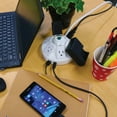 thumbnail image 5 of ACCELL D080B-032K Powramid C Power Center Surge Protector with USB-A and USB-C Charging Station (White), 5 of 5