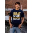 thumbnail image 4 of God Over All Things GOAT Christian Men's Graphic T Shirt Tees Brisco Brands S, 4 of 6