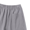 thumbnail image 4 of Sngxgn Womens Shorts Casual Shorts Solid Shorts Shorts Fall Clothes(Grey,L), 4 of 4