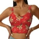 thumbnail image 1 of Balery Christmas With Cute Deer Sujetadores deportivos con espalda cruzada para mujer, acolchados, sin costuras, de alto impacto, ideales para yoga, gimnasio, entrenamiento y fitness.-, 1 of 8