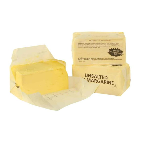 Bunge Old World Unsalted Non Hydrogenated Margarine, 1 Pound -- 30 per case.