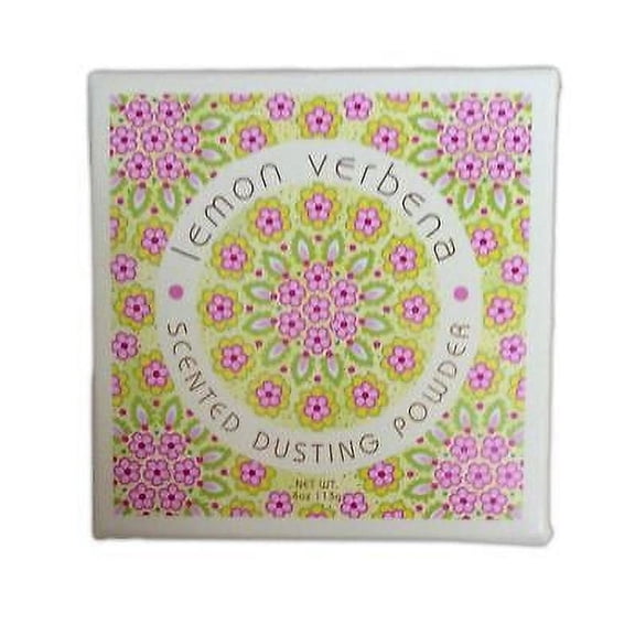 Greenwich Bay LEMON VERBENA Dusting Powder, After-Bath Body Skin Powder, 4 oz.