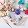 thumbnail image 2 of 2 Set Yarn Knitting Tool Diy Bracelet Knitting Spool French Knitter For Beginners Easy-To-Use Cord Maker For Handmade Crafts Yarn Weaving Tool, 2 of 8