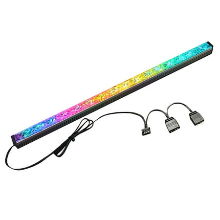 

Computer RGB Color Light Strip 5V/3PIN Aluminum Chassis Light with Magnetic Multicolor RGB LED Lamp