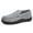 Gray, variant on BERANMEY Moccasins Slippers for Men House Slippers Indoor Outdoor Plush Mens Bedroom Shoes with Hard Sole