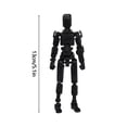 thumbnail image 3 of Less Than 5 Desktop Ornament T13 Action Figure 13 Action Figure with 4 Types of and 3 Types of Hands T 13 Action Figure Black 13 Action Figure N 13 Action Figure Dummy 13, 3 of 9