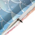 thumbnail image 4 of Mermaid Fish Scales 3 Pieces Duvet Cover with Zipper Closure,Premium Polyester Lightweight Bedding Set, 4 of 6