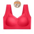 thumbnail image 2 of Otntypg Plus Size Seamless Powerful Push Up Wireless Bras for Women/Older, Full-Figure Mesh V-Neck Posture Correcting Bra Ice Silk Anti Sagging Bra, Stretch Bralette Sports Bra for Everyday Wear, 2 of 11