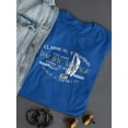 thumbnail image 3 of Classical Yachting Shaped T-Shirt Women -Image by Shutterstock, Female Medium, 3 of 4