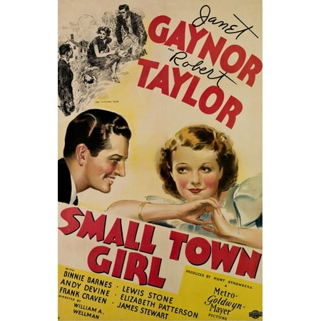 Small Town Girl From Left Robert Taylor Janet Gaynor 1936 Movie ...