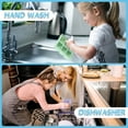 thumbnail image 6 of 3 Pieces Ice Cube Mold, Silicone Ice Cube Tray XL With Lid, Stackable And Dishwasher Safe Ice Cube Molds, For Beer,Wine And Baby Snack Included (3 Color, Set Of 3(18 Ice Cubes)), 6 of 6