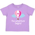 thumbnail image 3 of Inktastic The Adventure Begins Hot Air Balloon Girls Girls Toddler T-Shirt, 3 of 5