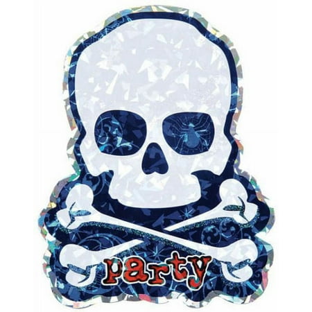Rock Star Skull and Cross Bones Invitations w/ Envelopes (8ct)
