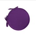 thumbnail image 1 of Gupgi Tie-on Round Chair Seat Pad, Solid Color Soft Chairs Cushion, 1 of 2