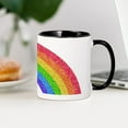 thumbnail image 4 of CafePress - Sparkle Rainbow Mug - 11 oz Ceramic Mug - Novelty Coffee Tea Cup, 4 of 6