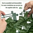 thumbnail image 4 of 60" x 128" (67 Sqft) Artificial Ivy Privacy Fence Screen, UV-Resistant Artificial Hedge Grass Wall, for Indoor & Outdoor Green Backdrop, Garden Greening Decoration, 4 of 8