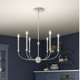 thumbnail image 4 of Livex Lighting - Cortlandt - 6 Light Chandelier in Mid Century Modern Style - 28, 4 of 12