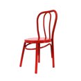 thumbnail image 1 of Mini Chaise en Fer Simulation Modèle Maison Accessoires Maison de Poupée Ornement Paysager Miniature Décorations en Bois (1:12 Rouge), 1 of 8