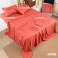 thumbnail image 2 of Juego de sábanas King Utopia Bedding, 4 piezas, microfibra coral, 2 of 6