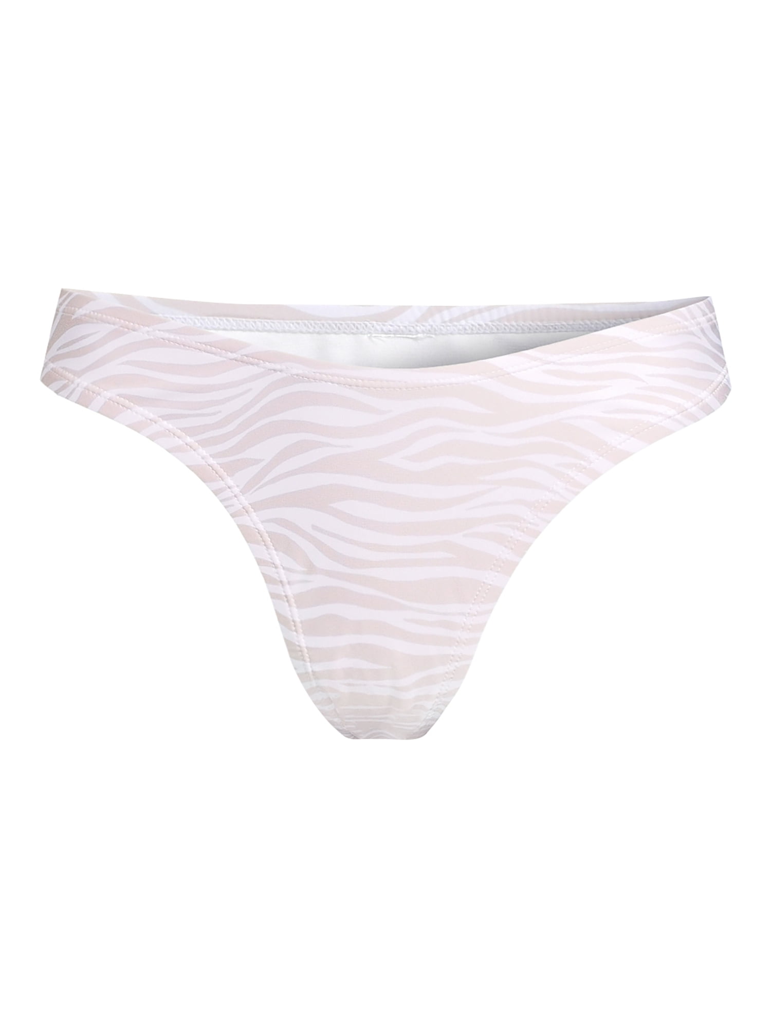 Social Angel Women's Print Scoop Bikini Swimsuit Bottom
