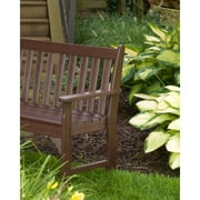 POLYWOOD Vineyard 60 Bench in Slate Grey