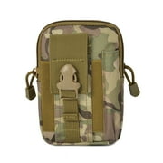 Fanny bag, running tactical belt bag, outdoor sports mobile phone belt bag, Oxford cloth camouflage mountaineering and cycling bag
