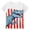 White, variant on TOOYOU Boys Summer T-Shirt Toddler Kids Baby 4 Of July Short Sleeve Independence Day T Shirt Tee Tops Size 4-5 Years Grey