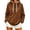 Brown#45096GG, variant on Leopard Print Womens Hoodie Oversized Y2k Drawstring Womens Pullover Vintage Streetwear Fleece Hoodies for Women with Pockets