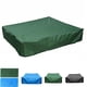 thumbnail image 5 of Cubierta de caja de arena, cubierta protectora cuadrada para arena y juguetes lejos del polvo y la lluvia, toldo de caja de arena con cordón, cubierta de piscina de arenero, 5 of 5