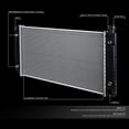 thumbnail image 3 of DNA Motoring For 88-95 Chevy GMC C/K 1500 2500 3500 AT OE Style Aluminum Radiator DPI 622, 3 of 5