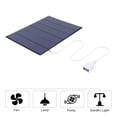 thumbnail image 2 of Cargador solar del panel solar del USB 5W 6V para la carga de batería de Mobile Phone/3-5V, 2 of 9