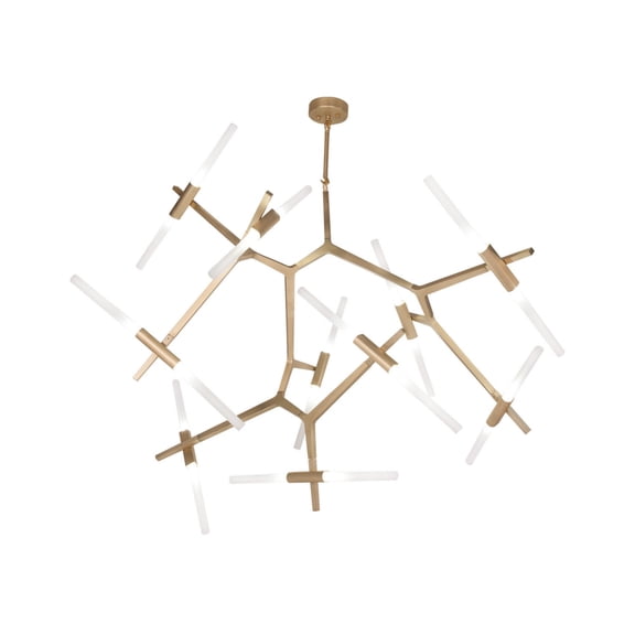 Avenue Lighting HF8061-20-BB San Vicente Blvd. 20 Light 62" Wide Led Abstract Chandelier -