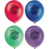 Latex Teenage Mutant Ninja Turtles Balloons, 12 in, Assorted, 8ct