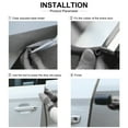 thumbnail image 6 of AUTOXBERT 16ft/5m Car Door Edge Guard U Shape Rubber Seal Strip Trim Scratch Protector Universal Black, 6 of 10