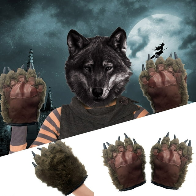 ShinYu Halloween Decoration Werewolf Gloves/Orangutan Gloves Horror Bear Tricky Props