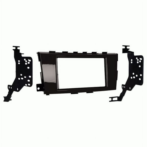 Metra 95-7617GHG Aftermarket Double DIN Radio Installation Kit for Nissan Altima 2013-2015; High Gloss Grey Finish