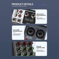 thumbnail image 3 of 4 Channel Audio Mixer Sound Board Mixing Console Input 48V Phantom Power Stereo DJ Mixers for Recording KTV US Plug, 3 of 5