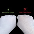 thumbnail image 5 of White Cotton Gloves, 6 Pairs 9.4'' Extra Large Size 12 Pcs Gloves, 5 of 8