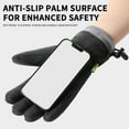 thumbnail image 6 of Winter Ski Gloves Outdoor Cycling Running Gloves Windproof Waterproof for Mens Women, Cold Weather Working Warm Gloves, Driving Snowboarding Fishing Heat Gloves, Full Touchscreen Fleece Lined, 6 of 9