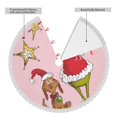 thumbnail image 4 of Faldas para árbol de Navidad de Grin-Ch de 30 pulgadas, tapete para árbol de Navidad para fiestas de invierno, falda para árbol de Navidad para decoraciones navideñas rústicas, 4 of 8