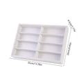 thumbnail image 3 of JJV 8 Slot Velvet Eyeglasses Storage Tray Multi Lattice Sunglasses Display Organizer Case Drawer Insert Glasses Container for Optical Shop Counter, 3 of 6