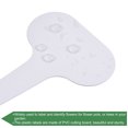 thumbnail image 4 of Unique Bargains PVC Plant Label Stake T Type 5 x 3cm Water Resistant for Garden White 100 Pack, 4 of 5