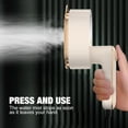 thumbnail image 2 of Mini Portable Travel Garment Steamer Iron, 10s Fast Heat-up, 180° Rotating Handle, Horizontal & Vertical Steam Ironing Machine for Home Office Travel Use (White), 2 of 8