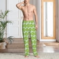 thumbnail image 4 of Salouo Green Lemon Slices Print Pajama Pants for Men, Lounge Pants Elastic Waistband Casual Men's sleepwear Loungewear Sleep Pajama Pant -Large, 4 of 7