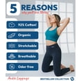 thumbnail image 6 of Nirlon Yoga Leggings For Women - High Waisted Athletic Womens Leggings, 6 of 6