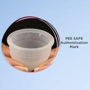 Pee Safe Reusable Menstrual Cup with Medical Grade Silicone for Women – Large(Pack of 1)