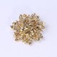 thumbnail image 2 of Broche de flores elegante de cristal austriaco Vintage para mujer, broche de boda, joyería Vintage, 2 of 5